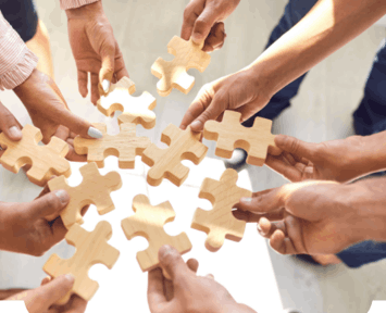 training and team building with puzzles